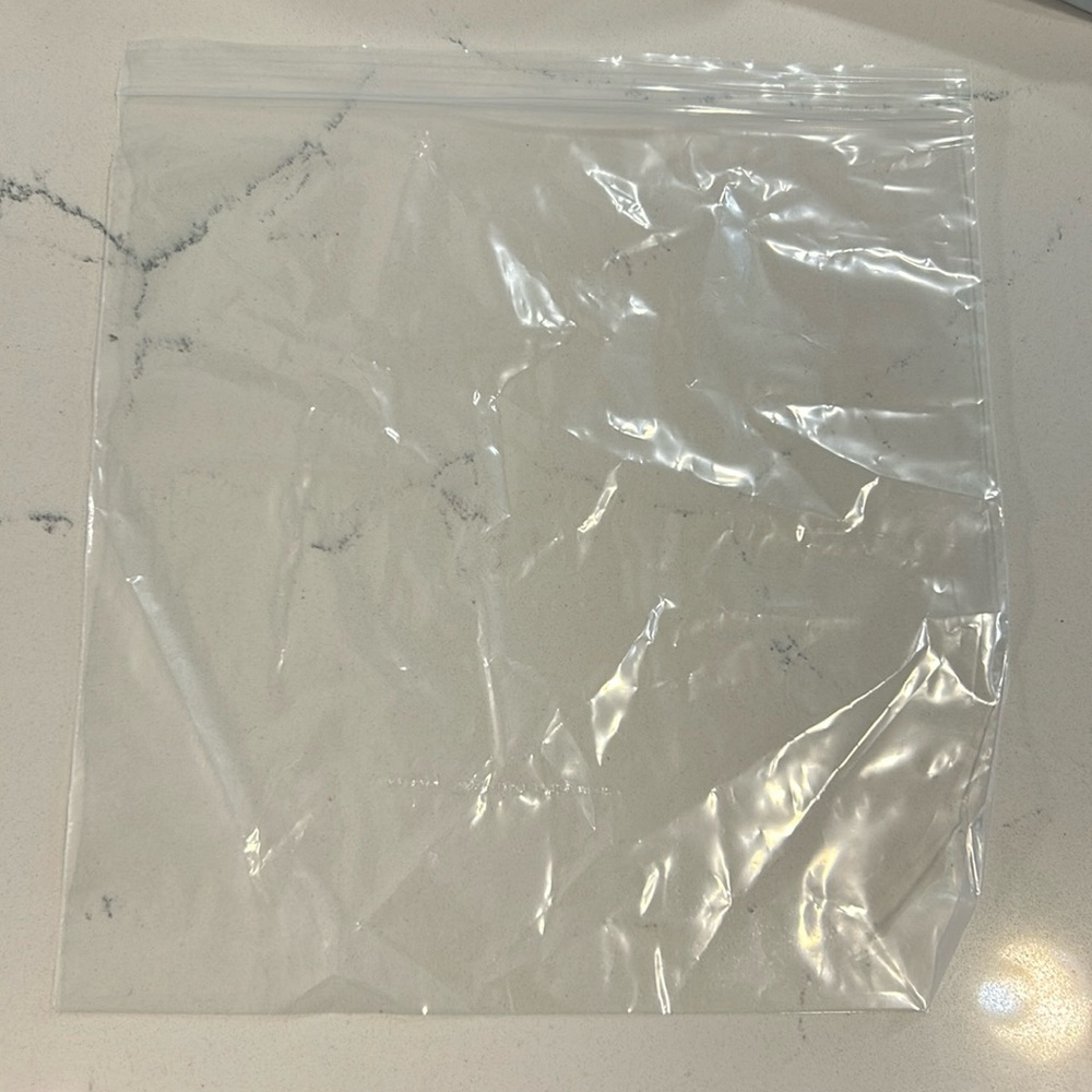 (100) 10X10 Clear Poly Zip Bags